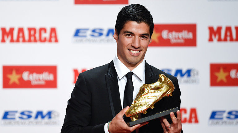 ¿En que temporada Suarez gano la Bota de Oro?