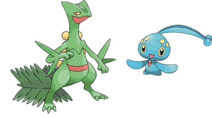 Sceptile vs Manaphy