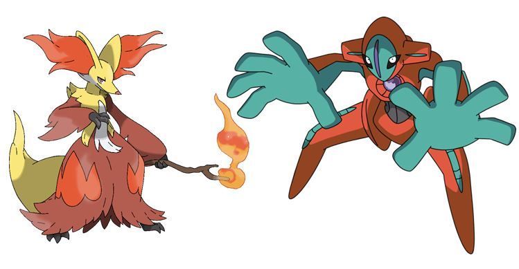 Delphox vs Deoxys